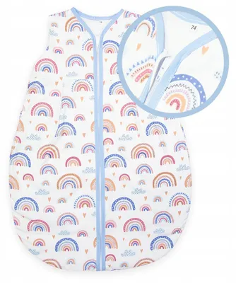 Produktbild von Ankras Baby-Schlafsack Sommer 0,5 TOG 100% Baumwolle