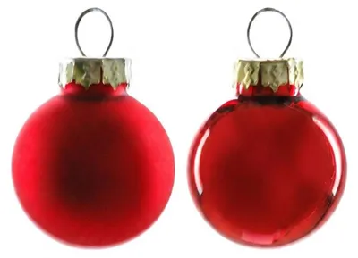Produktbild von TrendLine Weihnachtskugeln aus Glas Ø 2,5 cm rot 24 Stück