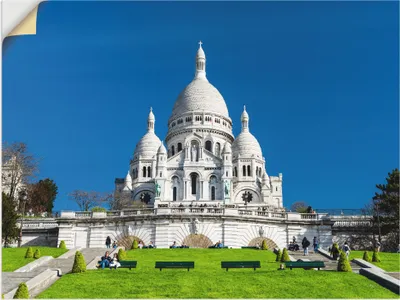 Produktbild von ARTland Wandbild, selbstklebend Paris Sacre Coeur Größe: 40x30 cm