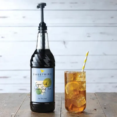 Produktbild von Sirup für Eistee Sweetbird Sugar Free Lemon Iced Tea, 1 l
