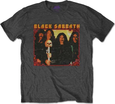 Immagine prodotto di Black Sabbath - Maglietta "Japan" per uomo/donna Unisex RO3948 (XL) (Antracite)