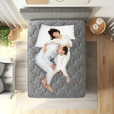 Immagine prodotto di Materasso a molle insacchettate - Materasso a 7 zone - Materasso ortopedico - Materasso in schiuma - Materasso - Grigio - 140x200 cm