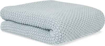 Obrázek produktu pro Dětská pletená deka organická bavlna 70x90cm Blue