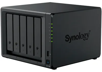 Produktbild von Synology DiskStation DS1525+ NAS/Speicherserver Ryzen Embedded V1500B 8 GB DDR4 0 TB Schwarz