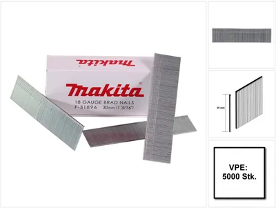 Obrázek produktu pro Makita hřebík s rozrušovací hlavou 1,2x30mm F-31896 5000 ks.