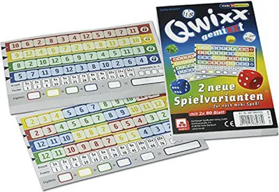 Produktbild von NSV - 4033 - QWIXX - zmiešané - doplnkové bloky sada 2 - hra s kockami