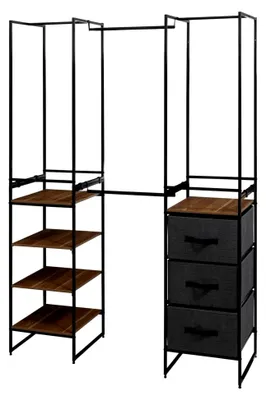 Produktbild von Ausziehbarer Kleiderschrank mit 6 Regalen