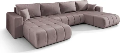 Produktbild von BEDANTE Ecksofa mit Schlaffunktion MILO U PREMIUM Monolith 62