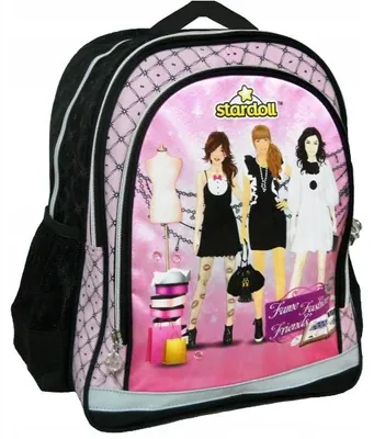 Produktbild von Derform STARDOLL FASHION Mädchen Schulrucksack Mehrkammer
