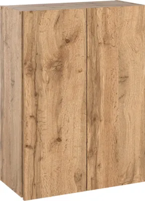 Produktbild von Badezimmer-Wandschrank - Badschrank Badezimmermöbel Waschküche Waschmaschinenregal Hängeschrank Badmöbel mit Stauraum (Wotan Eiche) 60cmx80cmx30cm