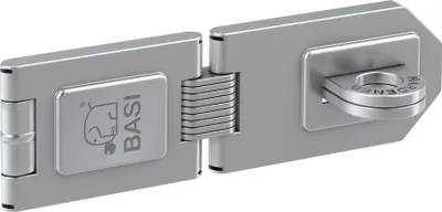 Produktbild von BASI - Sicherheitsüberfalle - 155 mm - 1 Gelenk - glanzverzinkt - 6901-0155