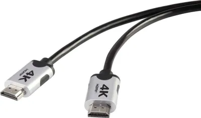 Produktbild von SpeaKa Professional HDMI Anschlusskabel HDMI-A Stecker, HDMI-A Stecker 3.00 m Schwarz SP-6344140 4K UHD, Audio Return C
