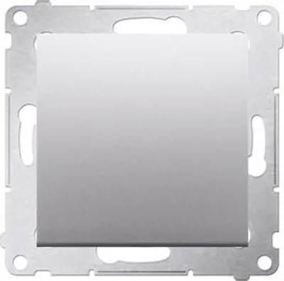 Image de Interrupteur unipolaire 16AX, argent mat Simon54