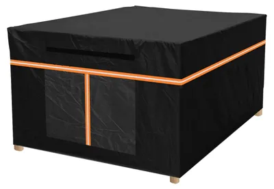 Immagine prodotto di Copertura protettiva per mobili da giardino da esterno, impermeabile, resistente ai raggi UV, nero A, 180x120x74 cm