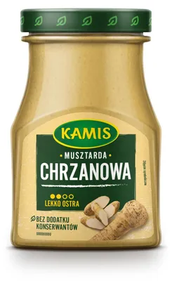 Zdjęcie produktu dla Kamis Musztarda Chrzanowa 185G