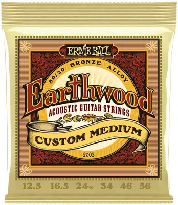 Zdjęcie produktu dla Ernie Ball P02005, struny do gitary, stal hartowana, do gitar akustycznych, zestaw 6 sztuk