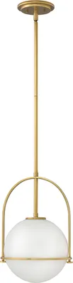 Obrázok produktu pre Závesné svietidlo Elstead Somerset E27 Heritage brass opal
