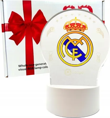 Produktbild von Real Madrid 3D LED Kinder-Schreibtischlampe