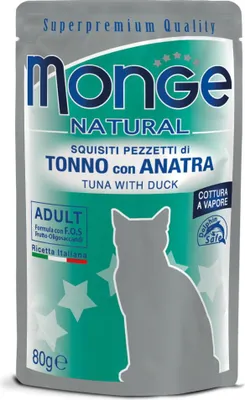 Productafbeelding van Monge Cat Kawałki tonijn met eend, 80g
