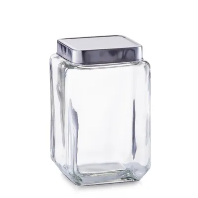 Produktbild von Zeller Vorratsglas, 1500 ml, Edelstahldeckel 11x11x18