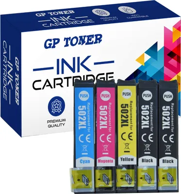 Produktbild von 5 Patronen für Epson 502 XL Expression Home XP-5100 XP-5105 XP-511 WF-2860DWF WF-2865DWF