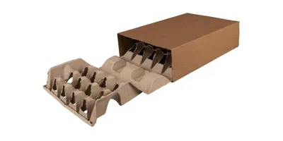Produktbild von Polsterbox L-BOXeco basic Maße 357x241x90mm Noppenhöhe 45mm TRANSPAK