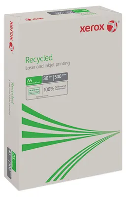 Image de Xerox Recycled - blanc - A4 (210 x 297 mm) - 80 g/m² - 2500 feuilles de papier recyclé - 5x 500 feuilles de papier