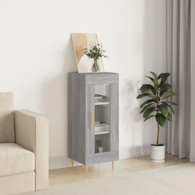 Produktbild von vidaXL Sideboard Grau Sonoma 34,5x34x90 cm Holzwerkstoff