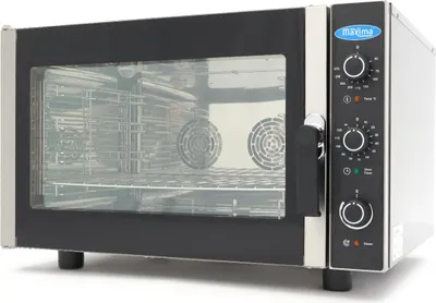 Obrázek produktu pro Maxima - Gastro Combi - Parní trouba - Vhodná pro 4 plechy (1/1 GN / 60 x 40 cm) - Analogová - 400V