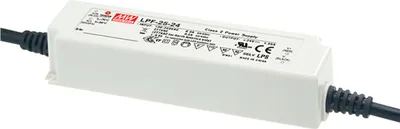 Produktbild von MEANWELL LPF-25-42, Installationsnetzteil, IP67 25,2W 42V 0,60A CV+CC