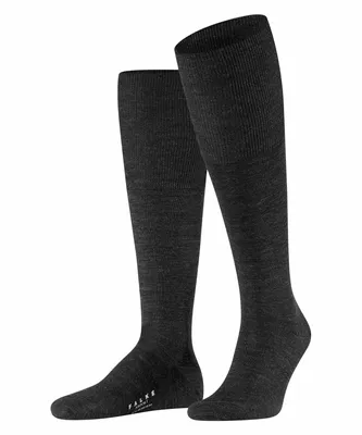 Produktbild von FALKE Airport Herren Kniestrümpfe, Größe:41-42, Farbe:3180 asphalt mel.