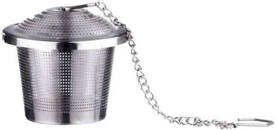 Produktbild von Orion Teeei Teesieb Kräutersieb Teefilter mit Kette 4,5 cm