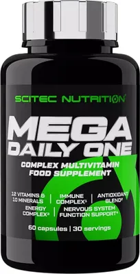 Zdjęcie produktu dla Scitec Nutrition Mega Daily One 60 kapsułek / Multiwitaminy / Kompleks witamin i minerałów