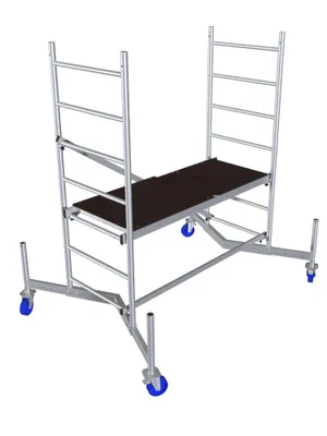 Zdjęcie produktu dla KRAUSE ClimTec rusztowanie 3m + Rolki 125mm 710246