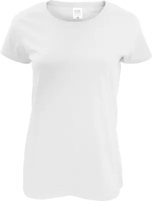 Produktbild von Fruit of the Loom - T-Shirt für Damen kurzärmlig RW4724 (M) (Weiß)