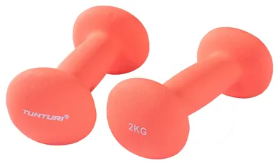 Immagine prodotto di Manubri in neoprene Tunturi da 2,0 kg, rossi, coppia