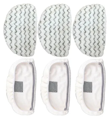 6er-Pack Mikrofaser-Dampfreiniger-Pads für Bissell PowerFresh