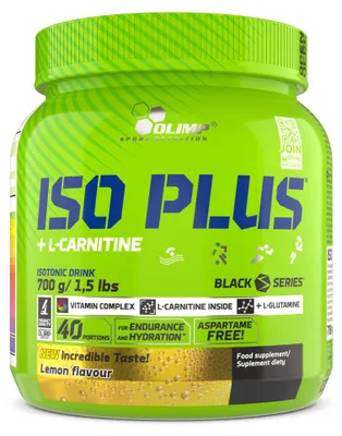 Image de Boissons isotoniques - Olimp Sport Nutrition - Iso Plus + L-Carnitine Powder (700g) - Saveur Citron
