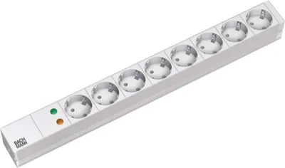 Produktbild von BACHMANN 19" Steckdosenleiste 8-fach mit ÜS ohne Schalter
