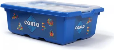Obrázek produktu pro Coblo - Magnetická stavebnice 200 ks (box s kartičkami)