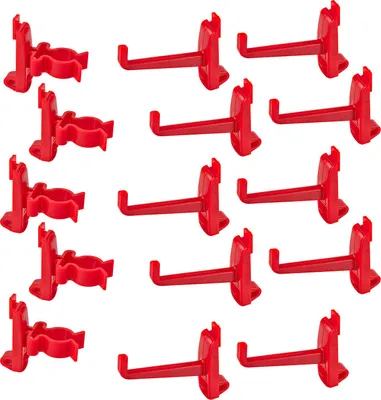 Hakenset KU15 Werkzeughaken Lochplattenhaken Halter Kunststoff Set praktisch 4031765214582 927508 21458