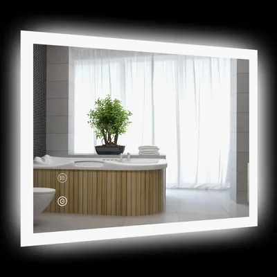 Produktbild von LED-Spiegel mit Anti-Beschlag, Touch-Control, Memory-Funktion, 70x50 cm, Badezimmerbeleuchtung
