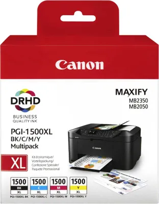 Immagine prodotto di Cartuccia Canon PGI-1500XL multipack nero, giallo, ciano, magenta