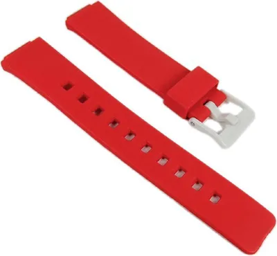 Produktbild von Casio Ersatzband Uhrenarmband Resin Feuerrot LDF-50-4EF LDF-50 LDF-52