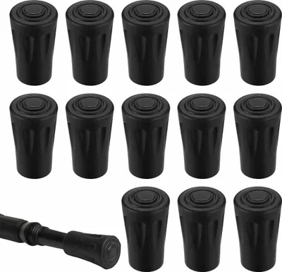 Produktbild von 8 Stück Nordic Walking Gummipuffer Set, Mit Grobem Profil Für Leki Und Andere Wanderstöcke Ideal Für Asphalt Kies Und Berge Inklusive Hochwertige Ersatz Gummistopper Als Trekkingstock Zubehör