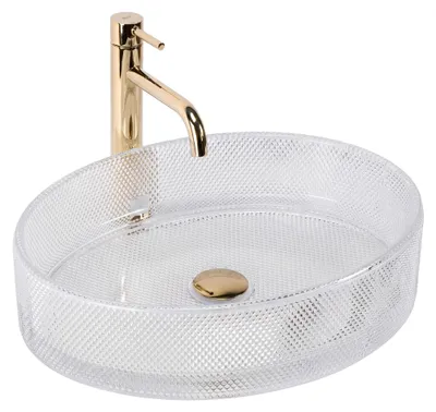 Produktbild von Aufsatzwaschbecken Rea Mirella Transparent