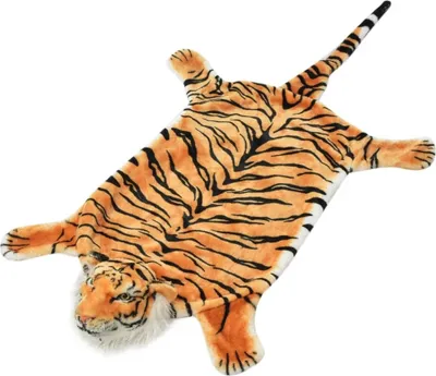 Produktbild von Tigerfell Teppich Plüsch 144 cm Braun
