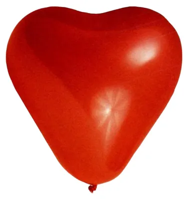 Produktbild von 100x Luftballons 'Herzen' Ø 350 mm Größe 'L'