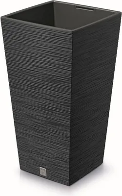 Produktbild von Anthrazitfarbener Blumentopf Mit Furu Square Einsatz Dfsh200-S433