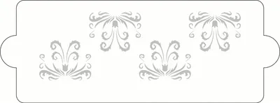 Produktbild von Tortenschablone 34x12cm Barocco